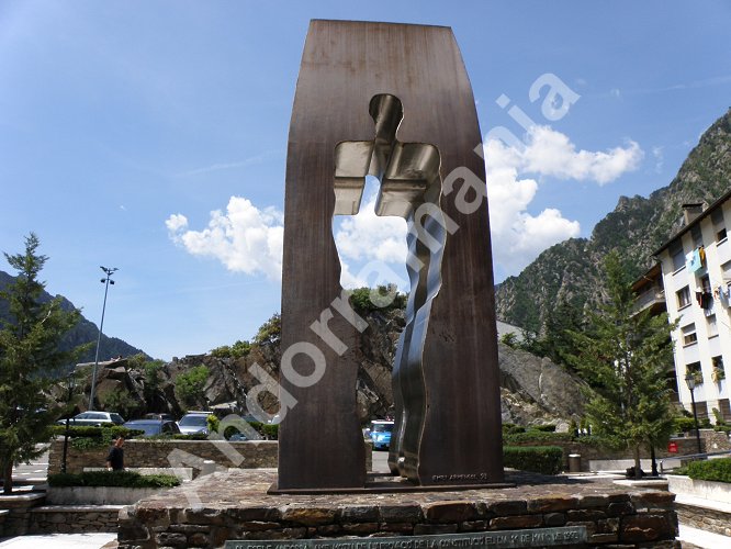 Les jardins de la Maison des Vall&eacute;es d'Andorre.